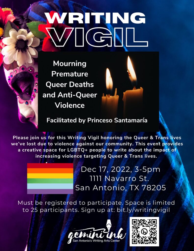 Writing Vigil Mourning Premature Queer Deaths and AntiQueer Violence